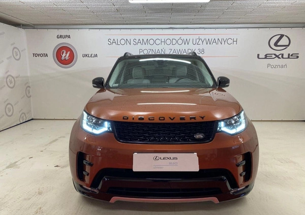 Land Rover Discovery cena 134900 przebieg: 105442, rok produkcji 2017 z Poznań małe 254